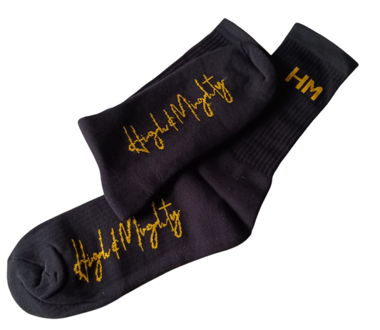 Socks Black /Gold