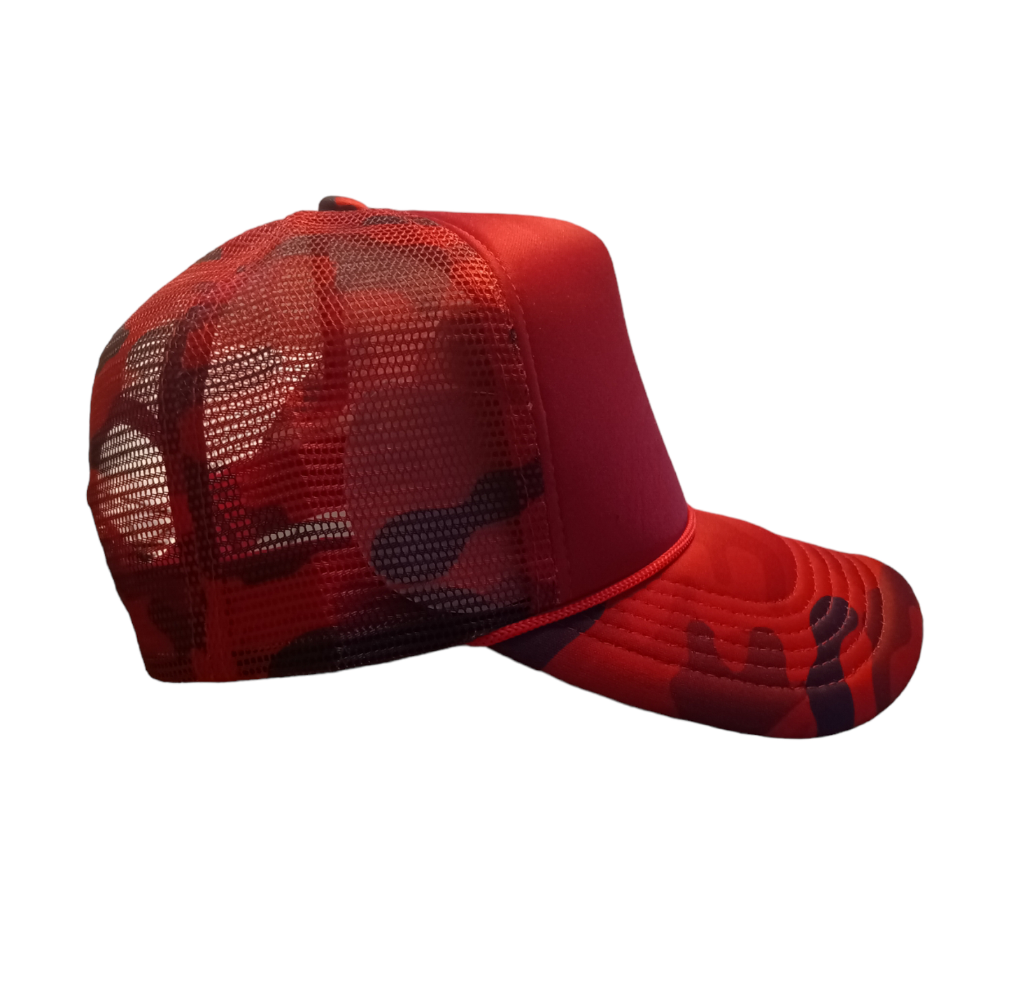 Red / Red Camouflage Trucker Hats