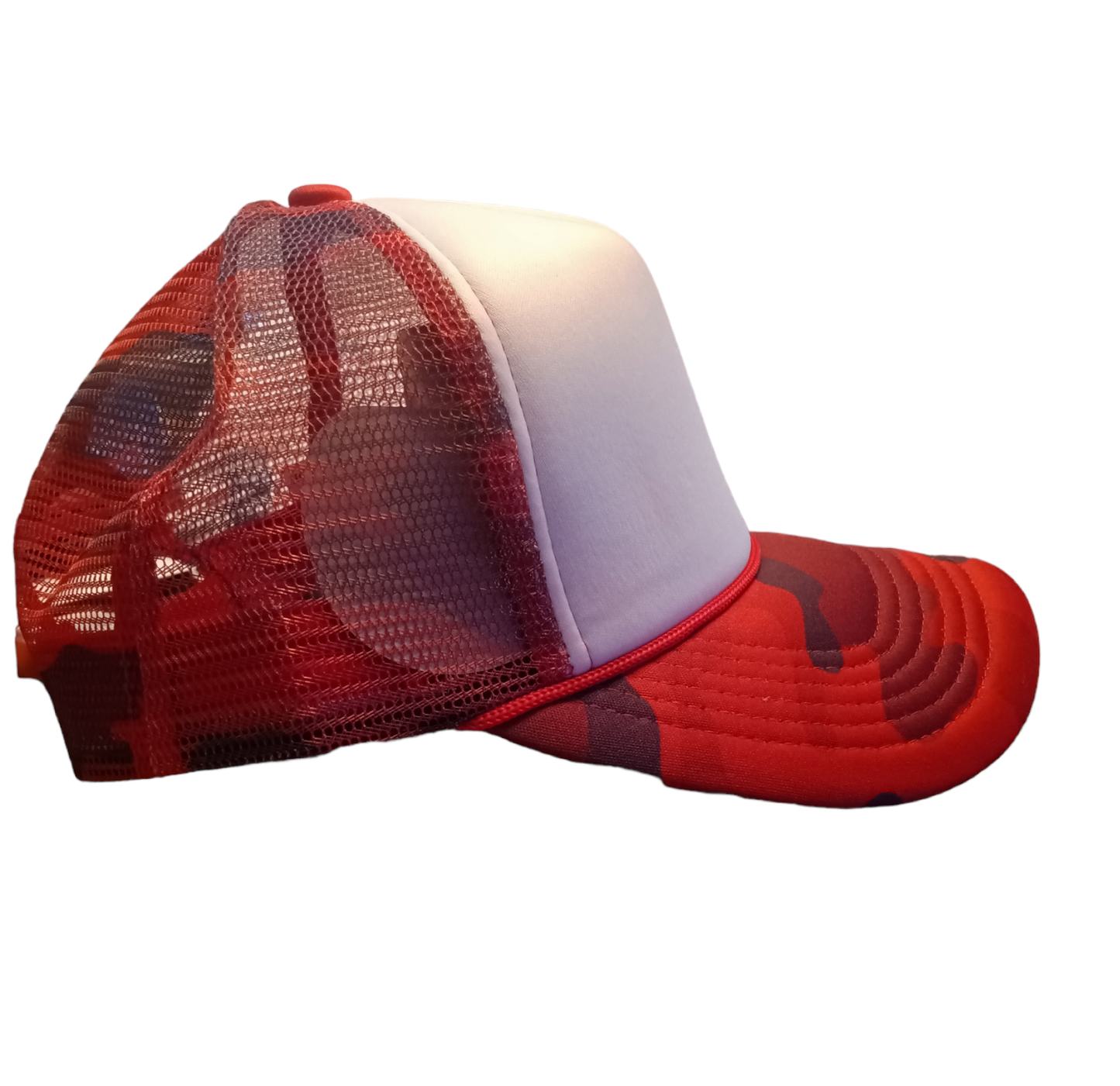 Red/ Camouflage Trucker Hat