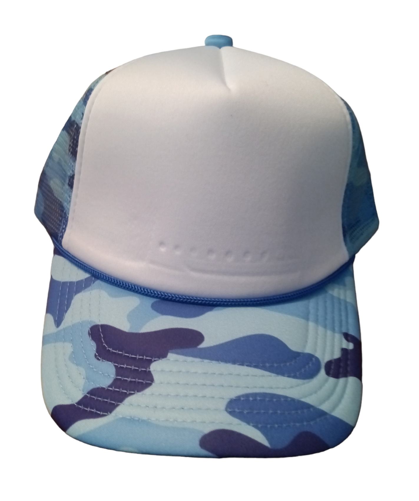 Royal Blue / Camouflage Trucket Hat