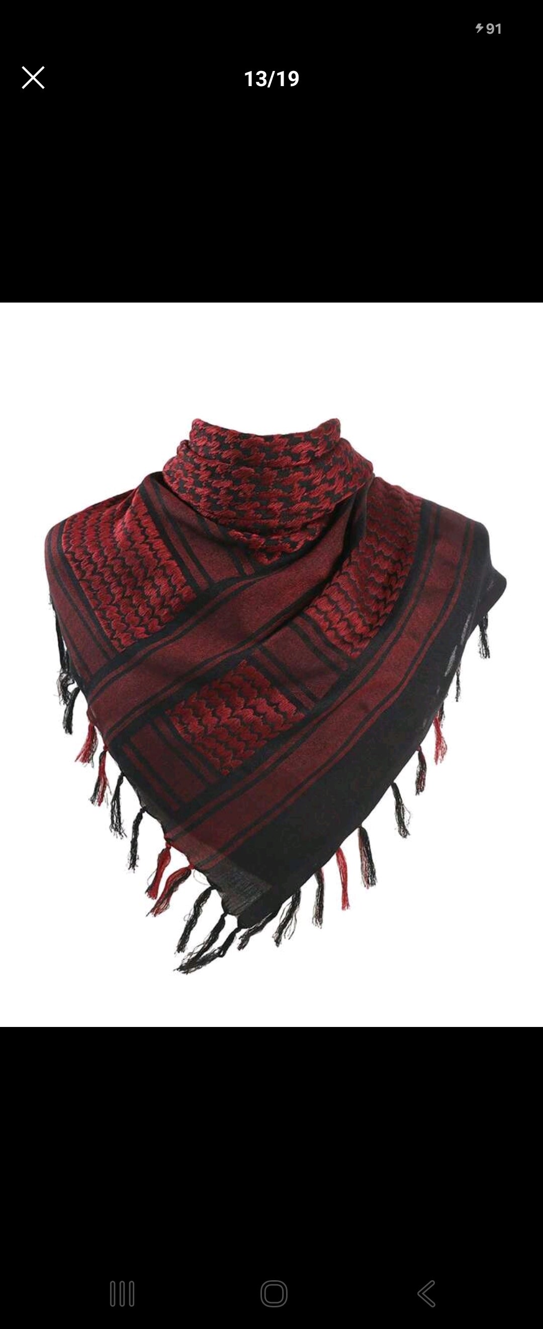 1 PC Dessert Style Autumn/Winter Tassel multifunctional Tacticail scarf