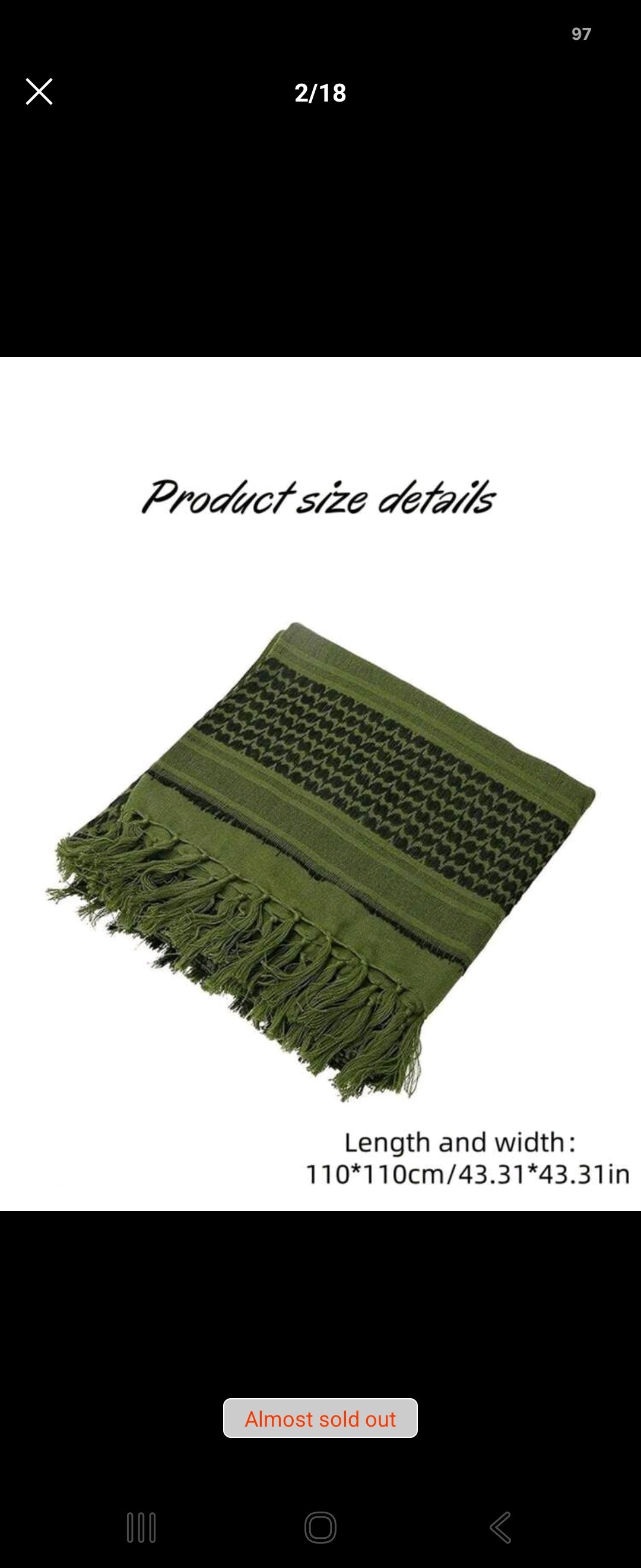 1 PC Dessert Style Autumn/Winter Tassel multifunctional Tacticail scarf