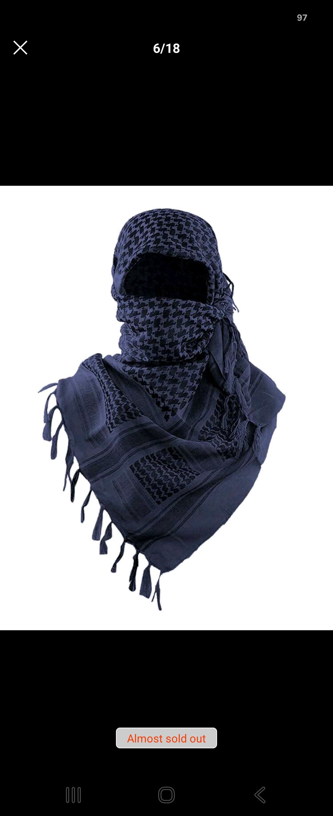 1 PC Dessert Style Autumn/Winter Tassel multifunctional Tacticail scarf