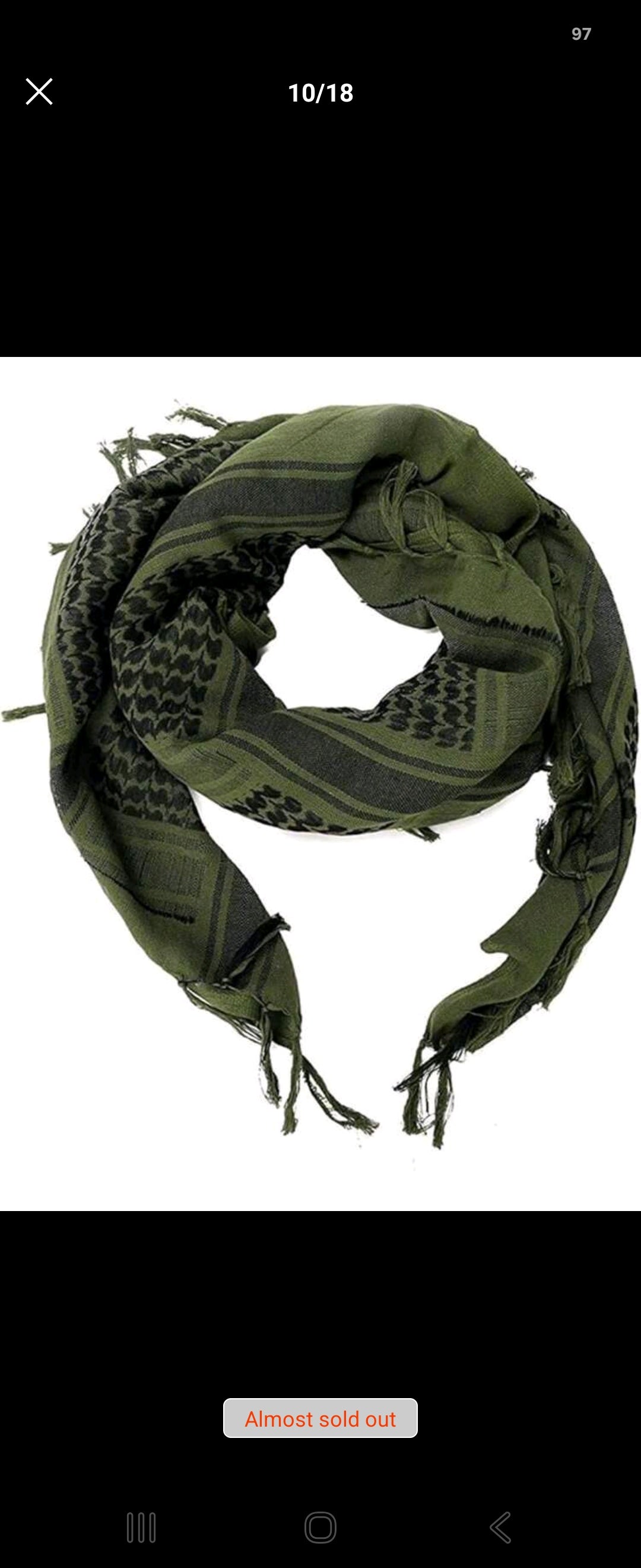 1 PC Dessert Style Autumn/Winter Tassel multifunctional Tacticail scarf